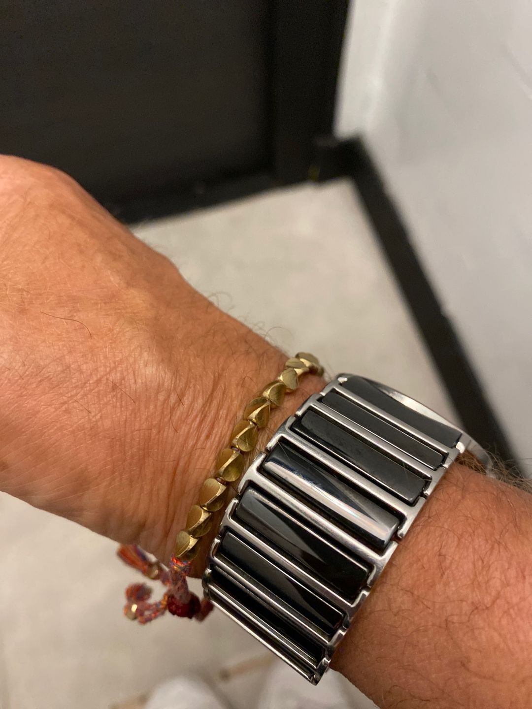 Customer photo review of Tibetan Lucky Copper Bracelet