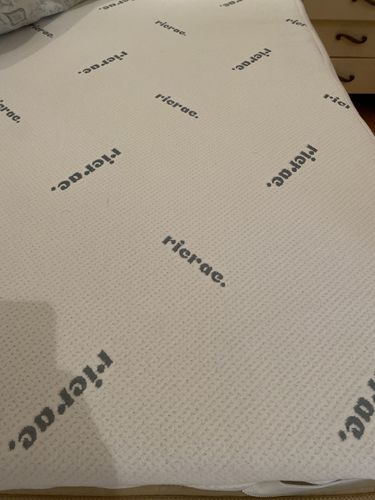 Customer photo review of Natural Latex Topper Mattress with cooling gel  particles