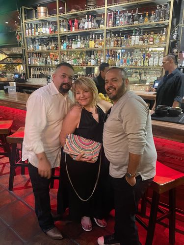 Customer photo review of New Confetti Embellished Clutch