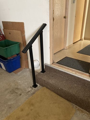 Customer photo review of Stairs Handrail Kit