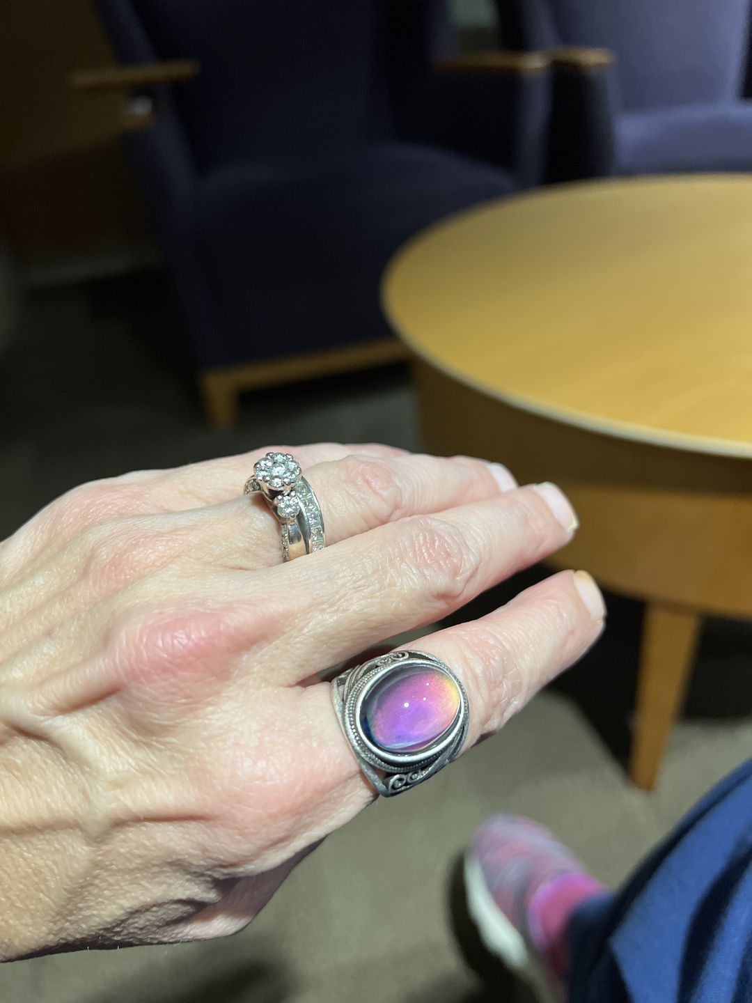 Customer photo review of New-Age Mood Ring