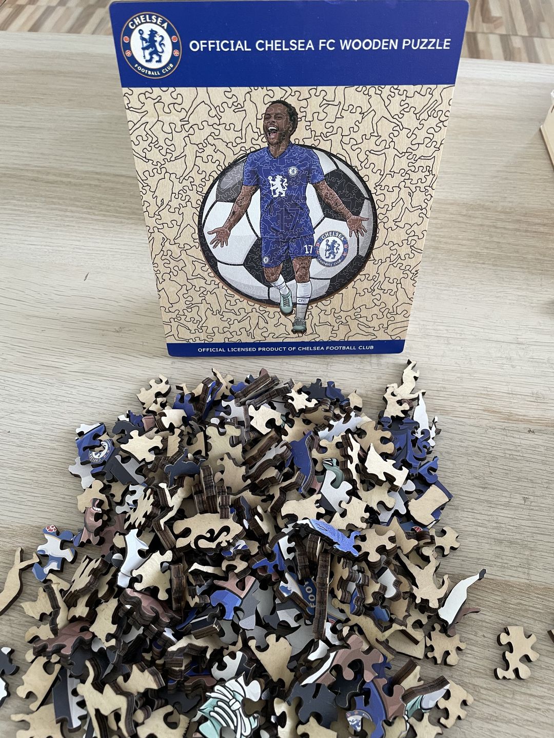 Customer photo review of Raheem Sterling - Official Wooden Puzzle
