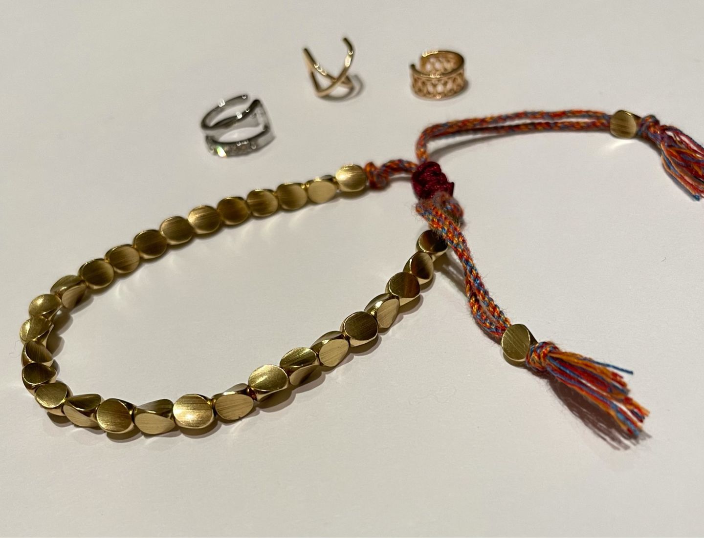 Customer photo review of Tibetan Lucky Copper Bracelet