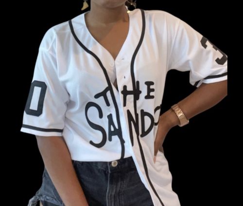 Customer photo review of The Sandlot Benny 'The Jet' Rodriguez Baseball Jersey