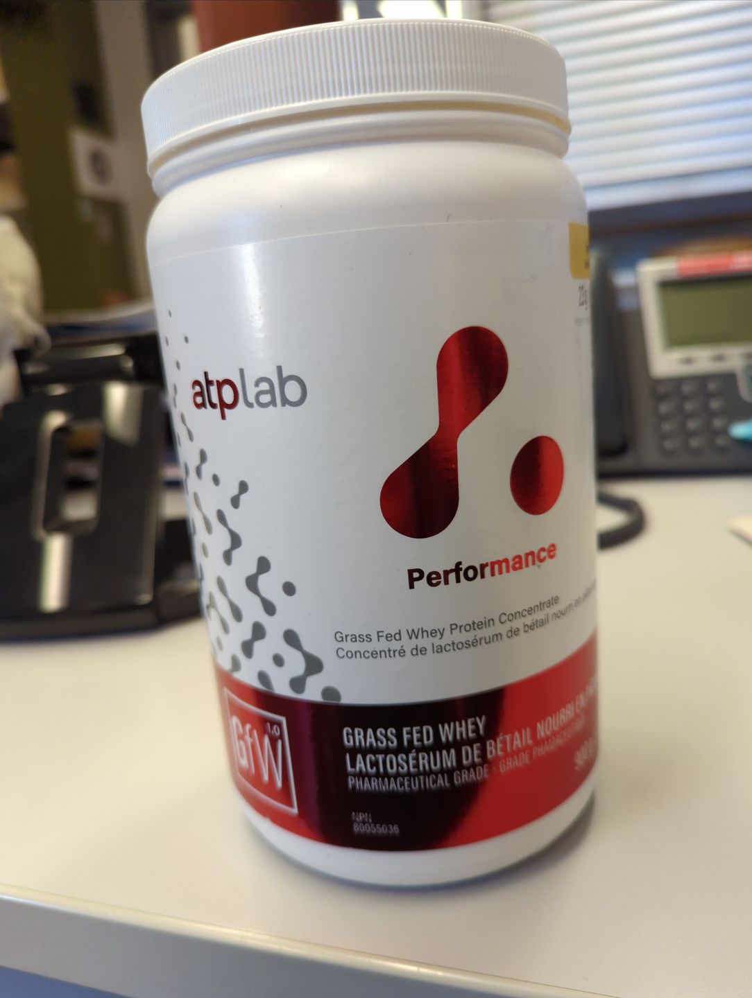 Customer photo review of ATP LAB - Grass Fed Whey (900g & 1.8kg)
