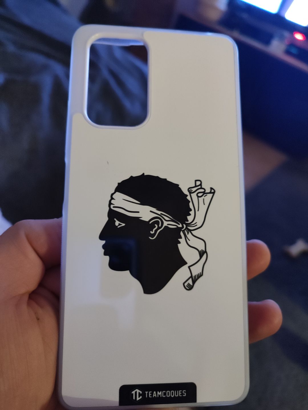 Customer photo review of Coque drapeau CORSE 1 personnalisable - TEAMCOQUES