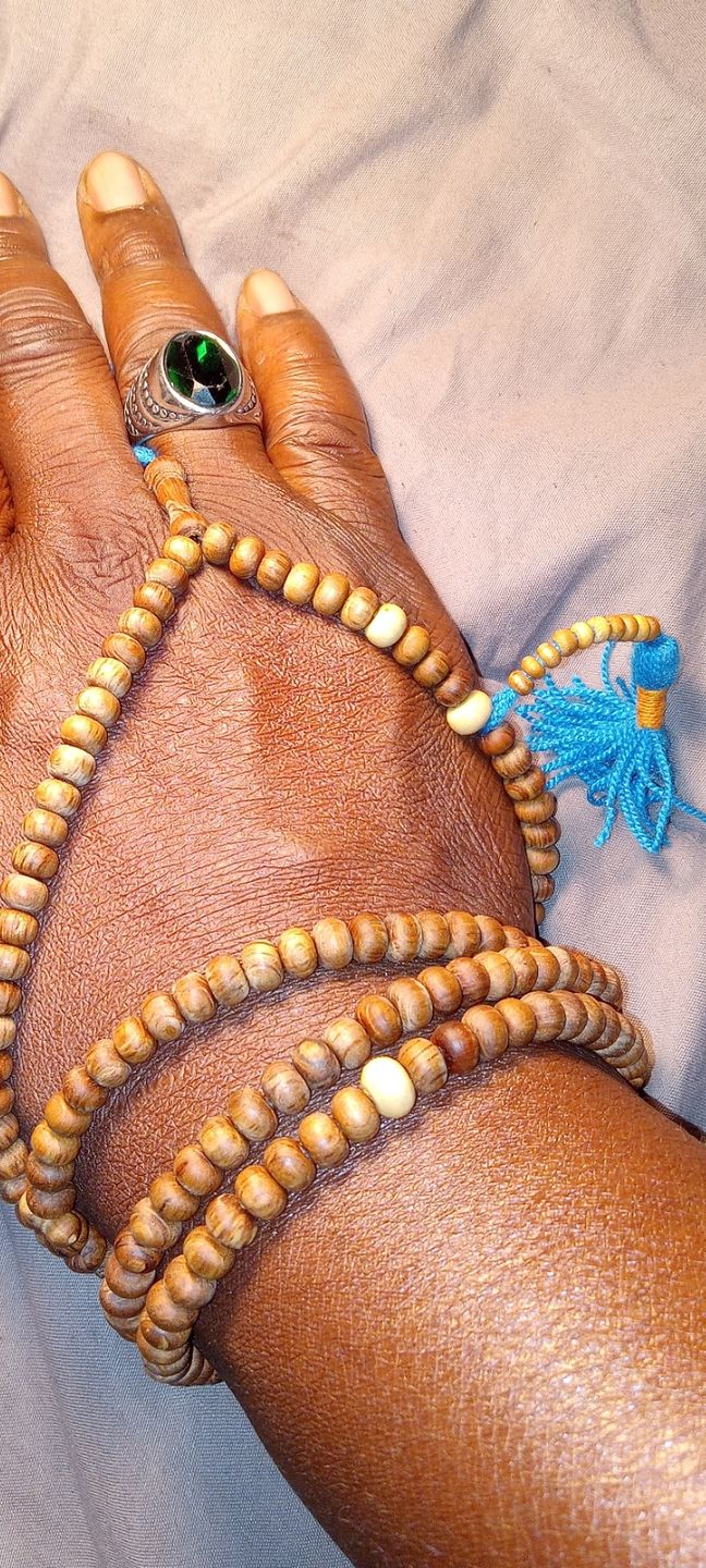 Customer photo review of NAQSHBANDI 200 BEAD WOODEN TASBIH