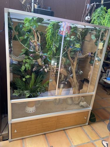 Customer photo review of 4’x2’x4’ Meridian PVC Panel Reptile Enclosure