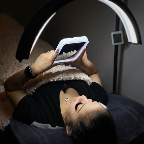 Customer photo review of CosmoGlo Original Light Bundle + Phone Clip