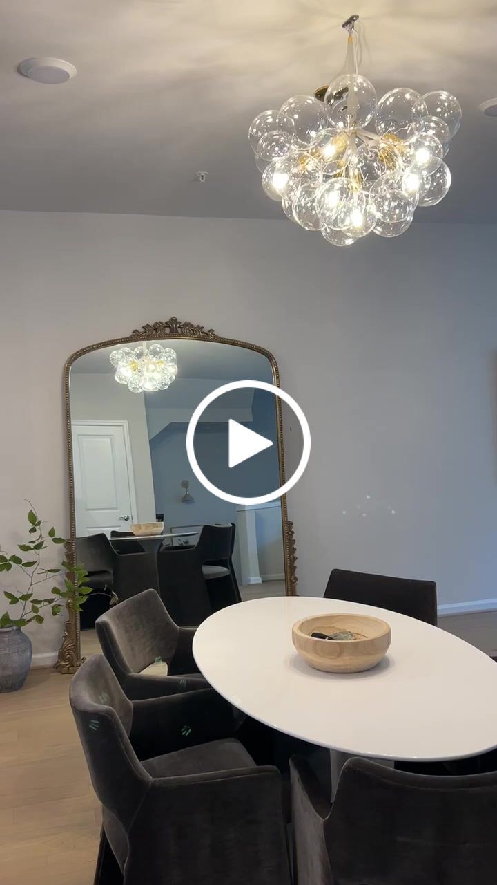Customer video review of Modern Clear Glass Bubble Cluster Chandelier