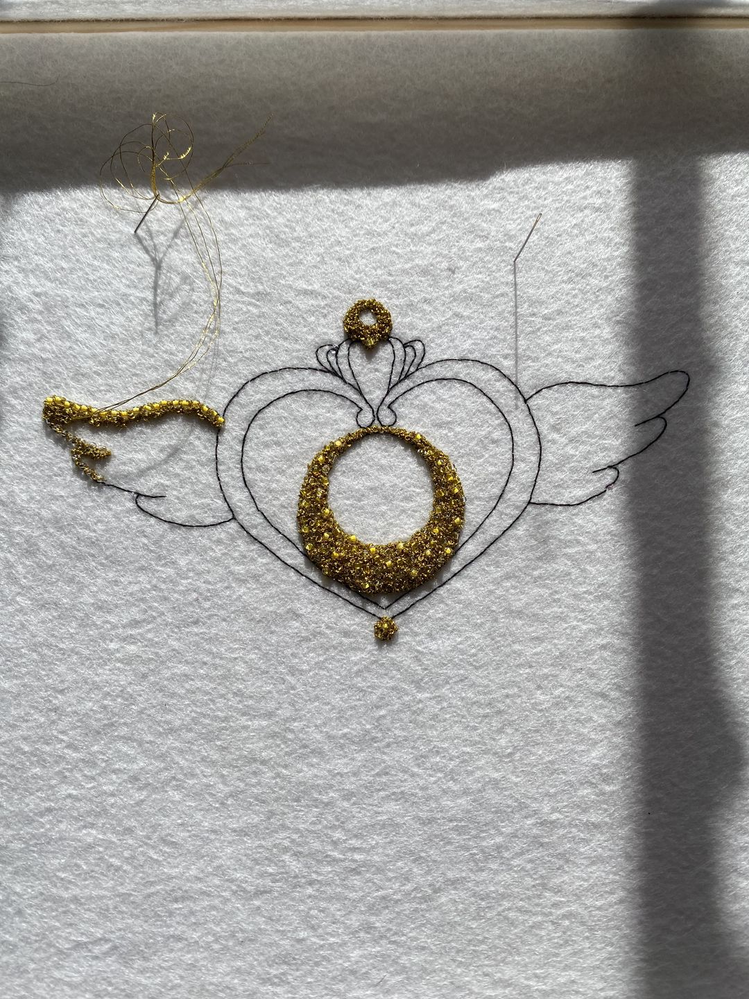 Customer photo review of 100% Wool Craft Felt By Yard