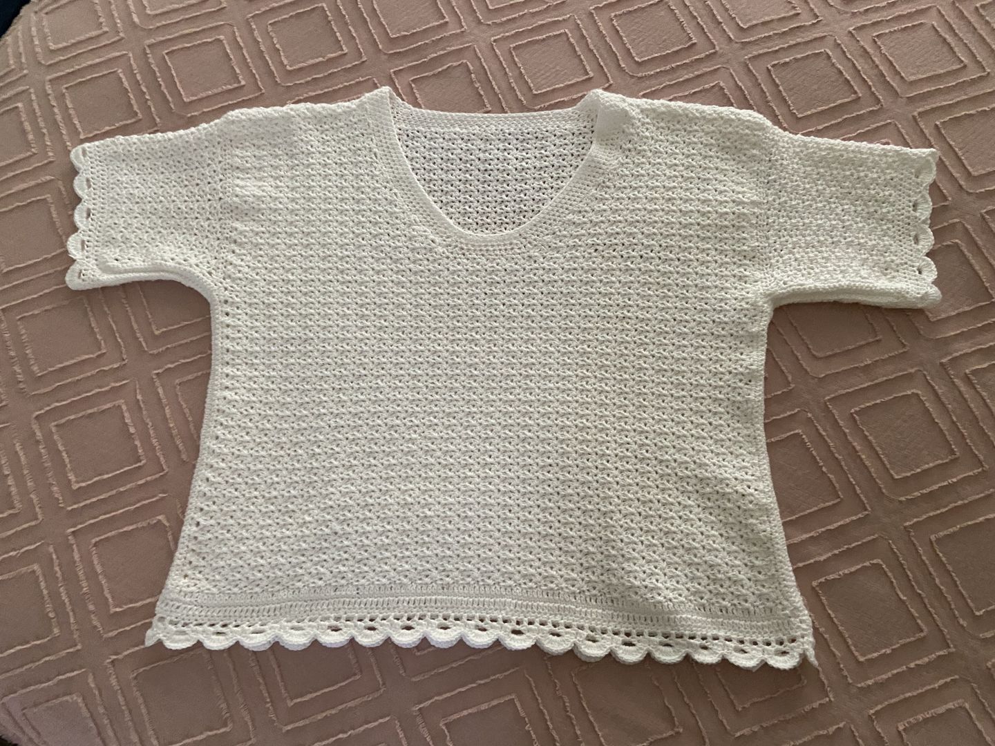 Customer photo review of Heirloom Cotton 4 ply