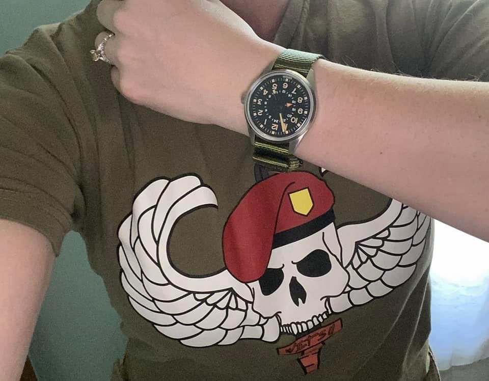 Customer photo review of OG Logo Shirt in Green