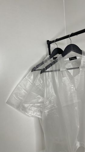 Customer photo review of Sheer Half Sleeve Shirt