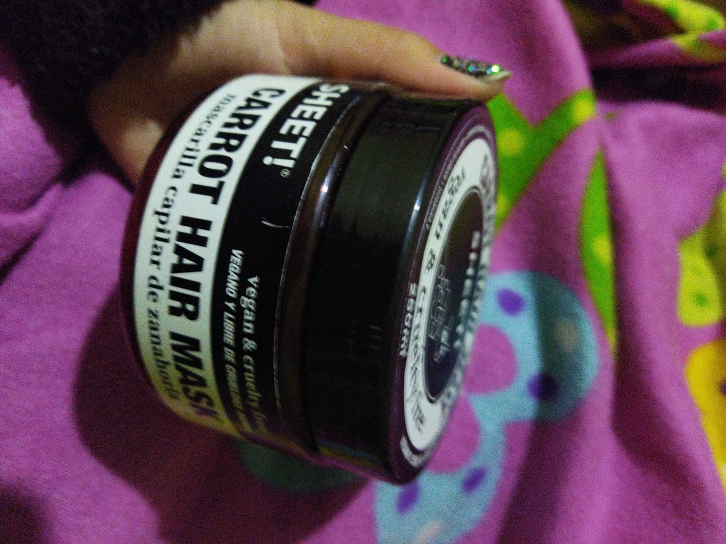 Customer photo review of Carrot Mask