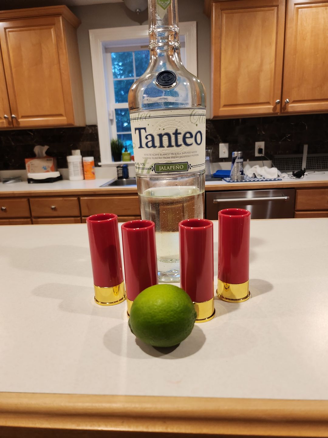 Customer photo review of 12 Gauge Shot Glasses Set of 4