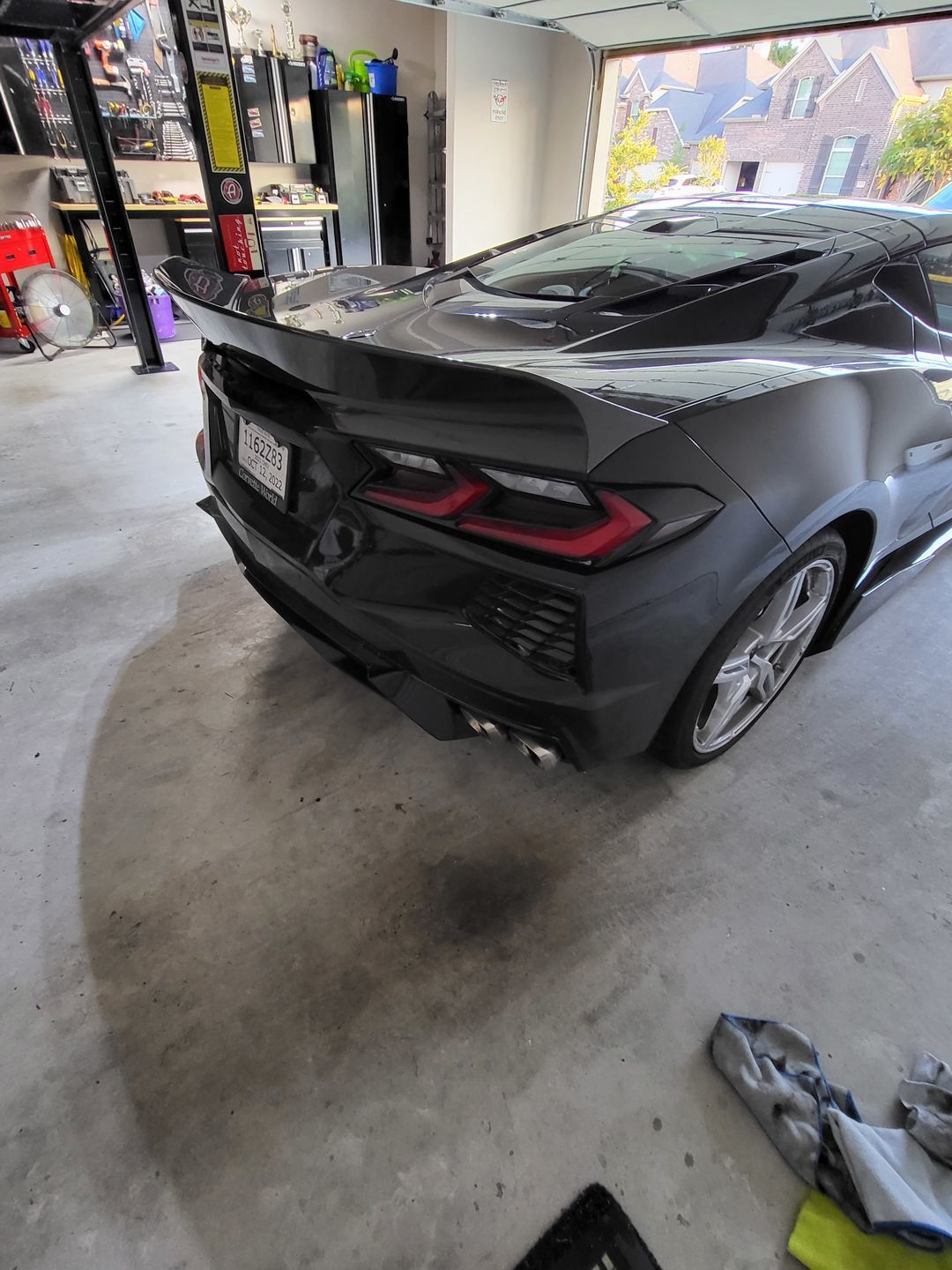 Customer photo review of Corvette C8 Performance Ducktail Rear Trunk Spoiler