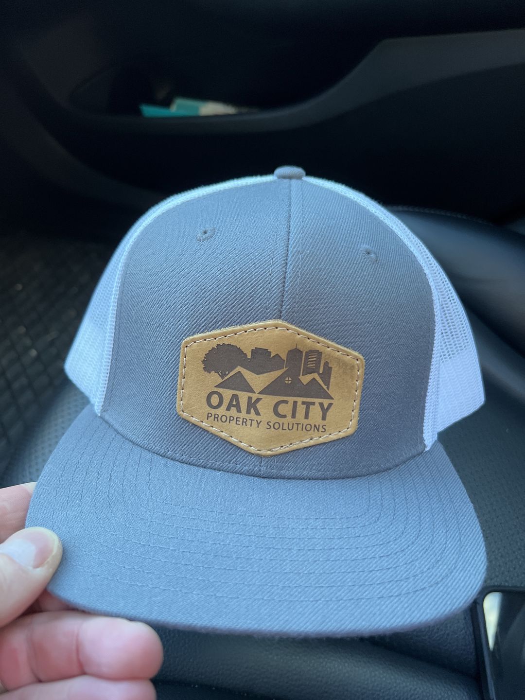 Customer photo review of Richardson 511 Custom Leather Patch Hat