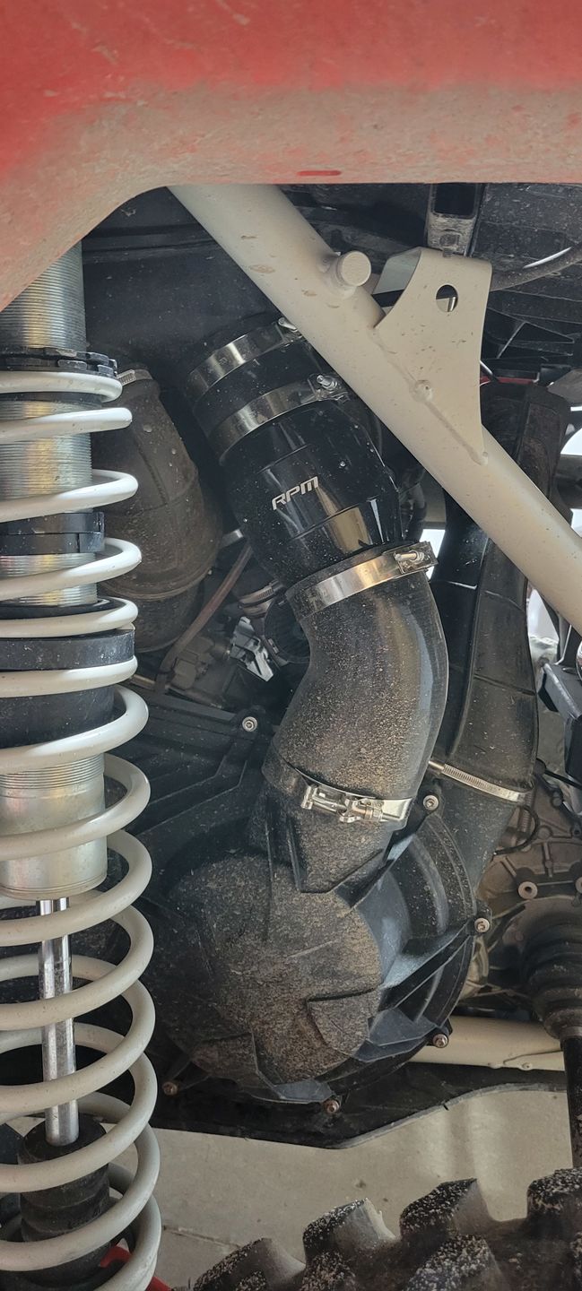 Customer photo review of RPM Can-Am Maverick X3 "ECF" Electric Clutch Fan Kit ~ Lower Clutch / Belt Temperature