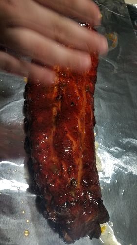 Customer photo review of Sweet Honey Pecan Rub