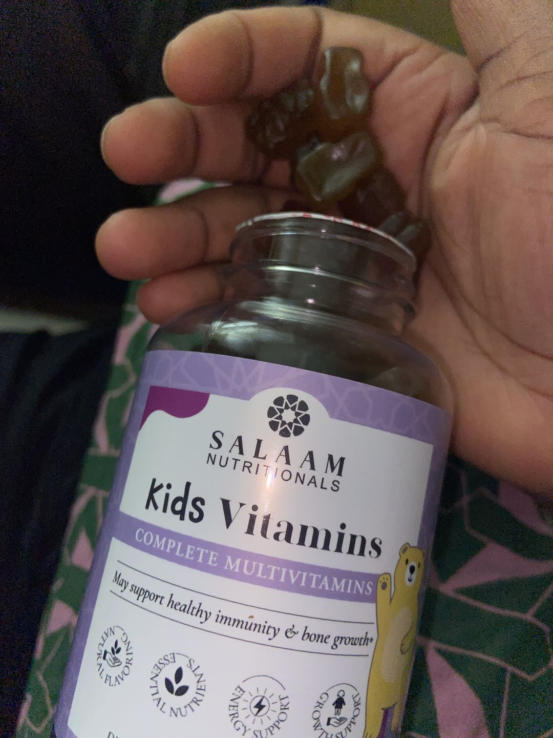 Customer photo review of Kids Gummy Multivitamins (90 count)