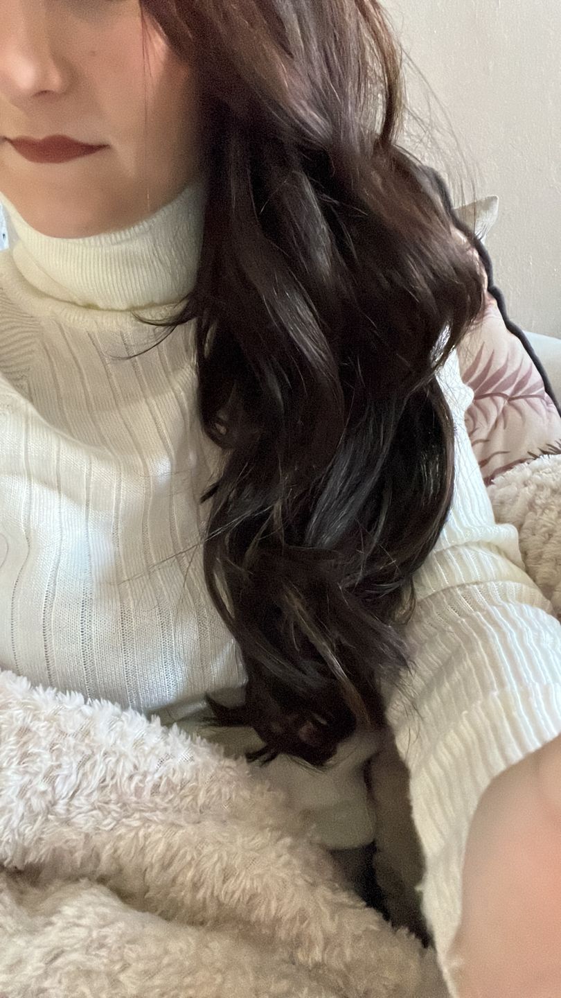 Customer photo review of The Silk Heatless Curl Kit