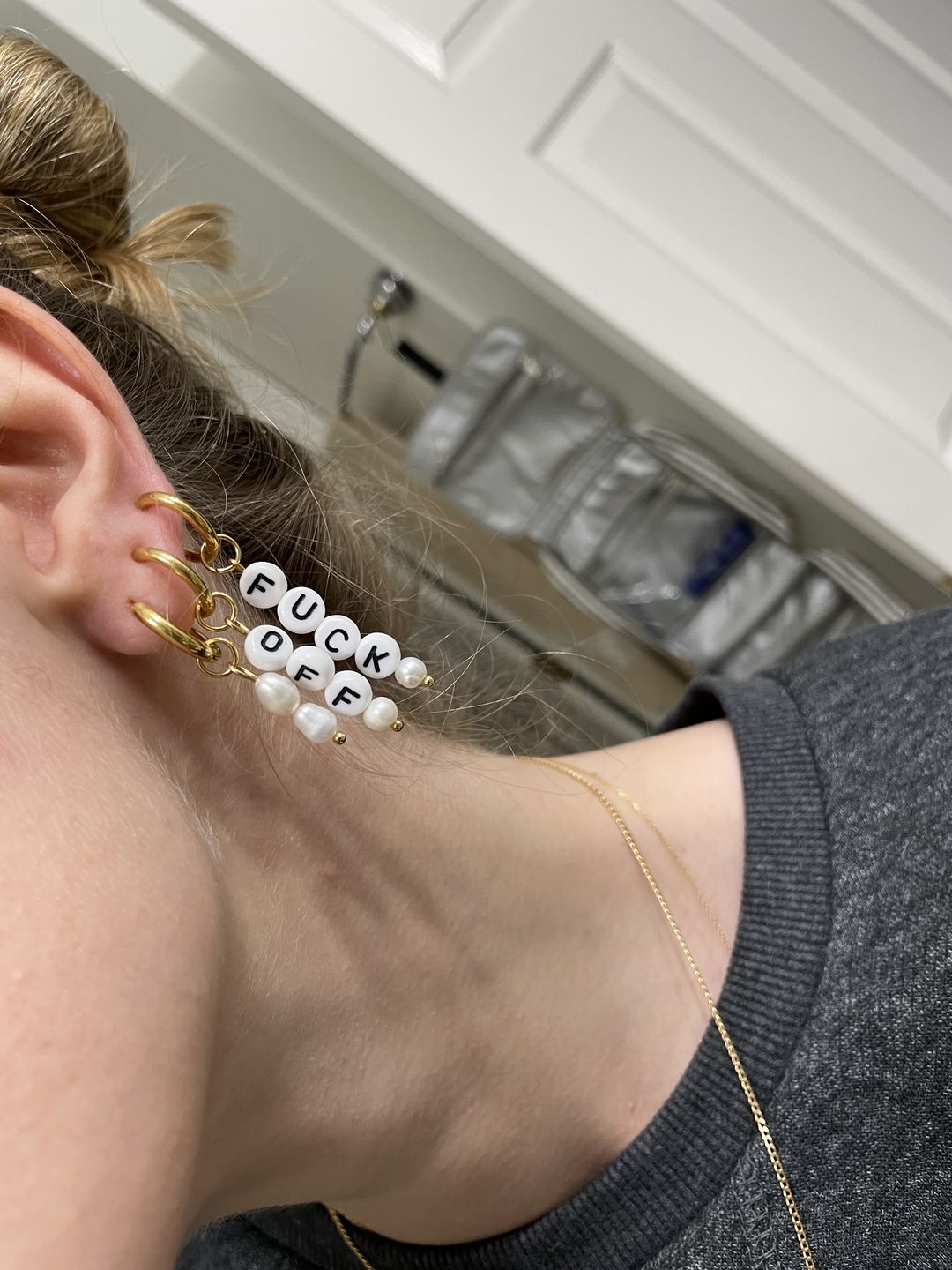 Customer photo review of CARLIE EARRING