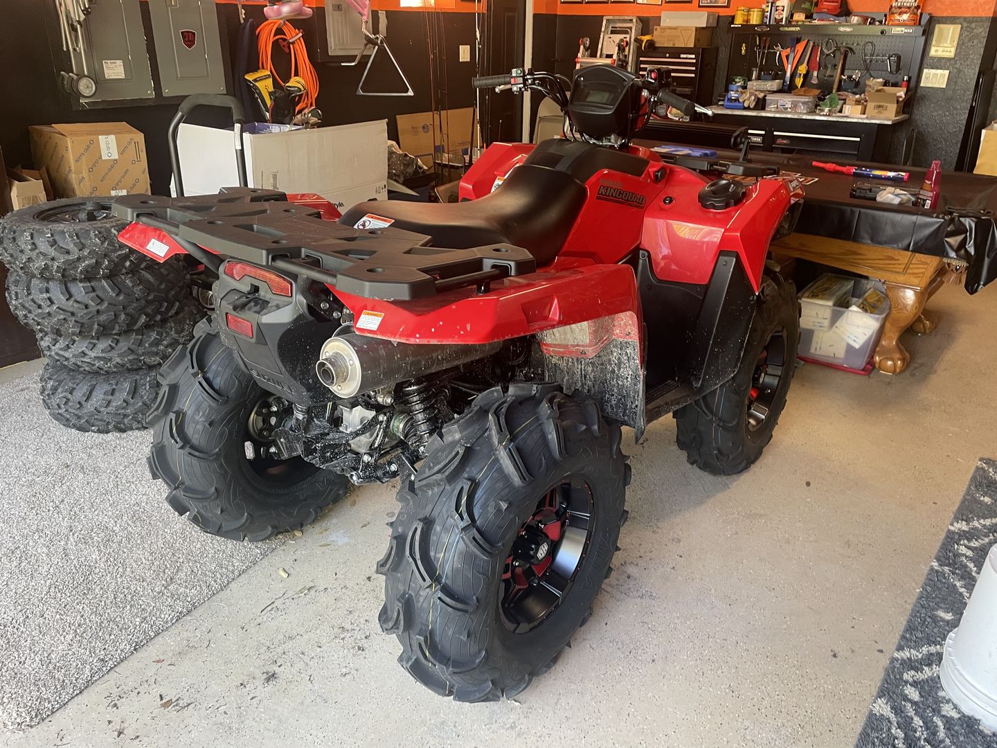 Customer photo review of 2 Inch | Suzuki King Quad 500/750 Lift Kit (2010+)