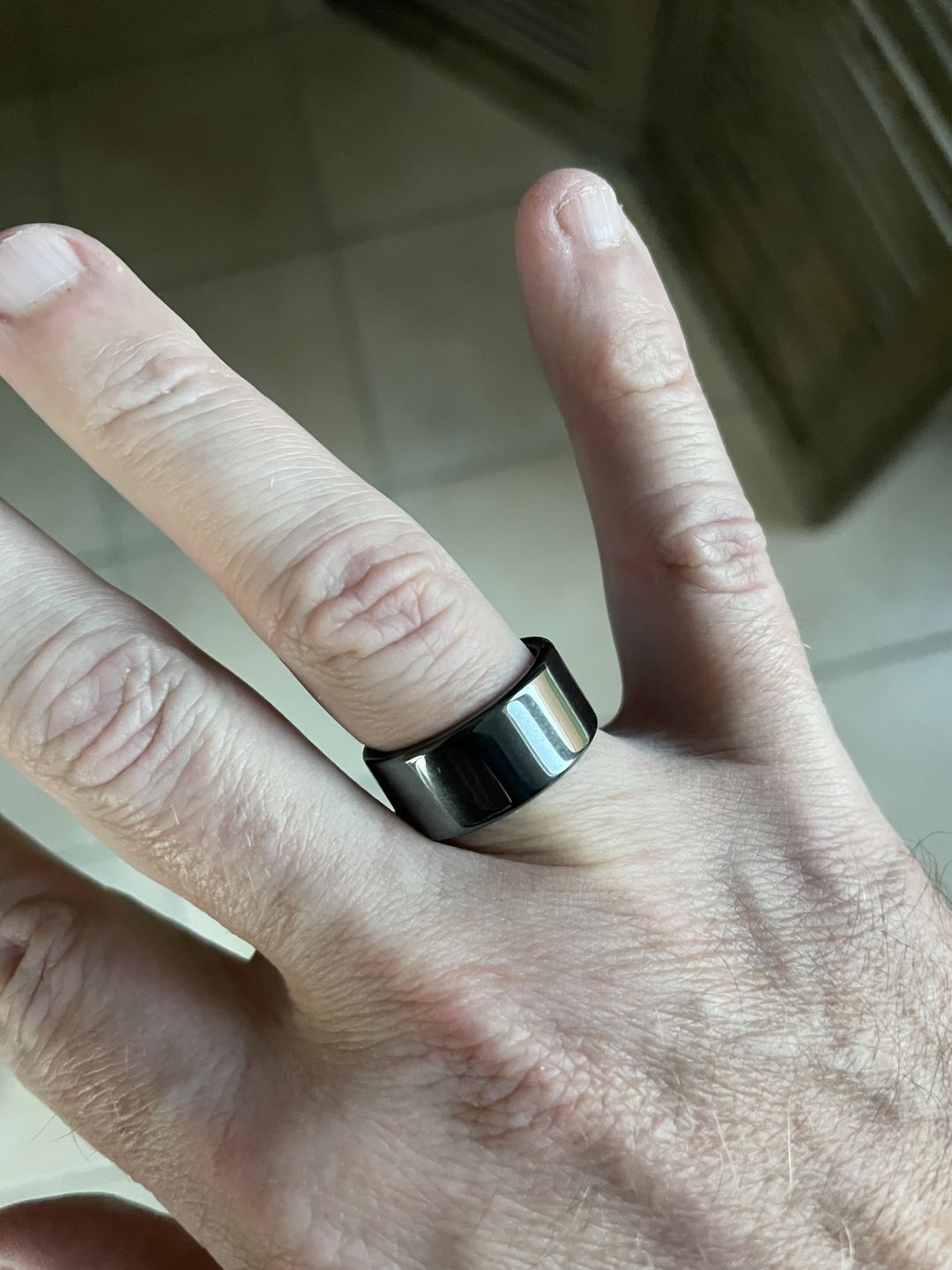 Customer photo review of Bague hématite