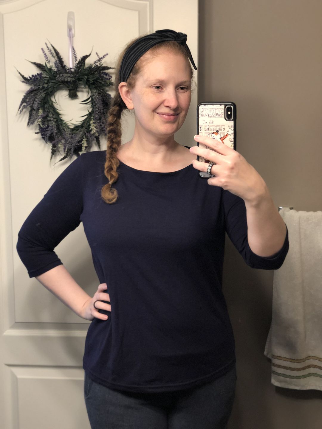 Customer photo review of *Freshly Baked* Boatneck Top