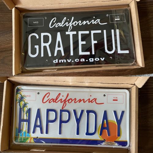 Customer photo review of 2011-2021 CALIFORNIA LICENSE PLATE DMV.CA.GOV - BLACK WITH WHITE TEXT 6"x12" (156.5mm x 305mm)