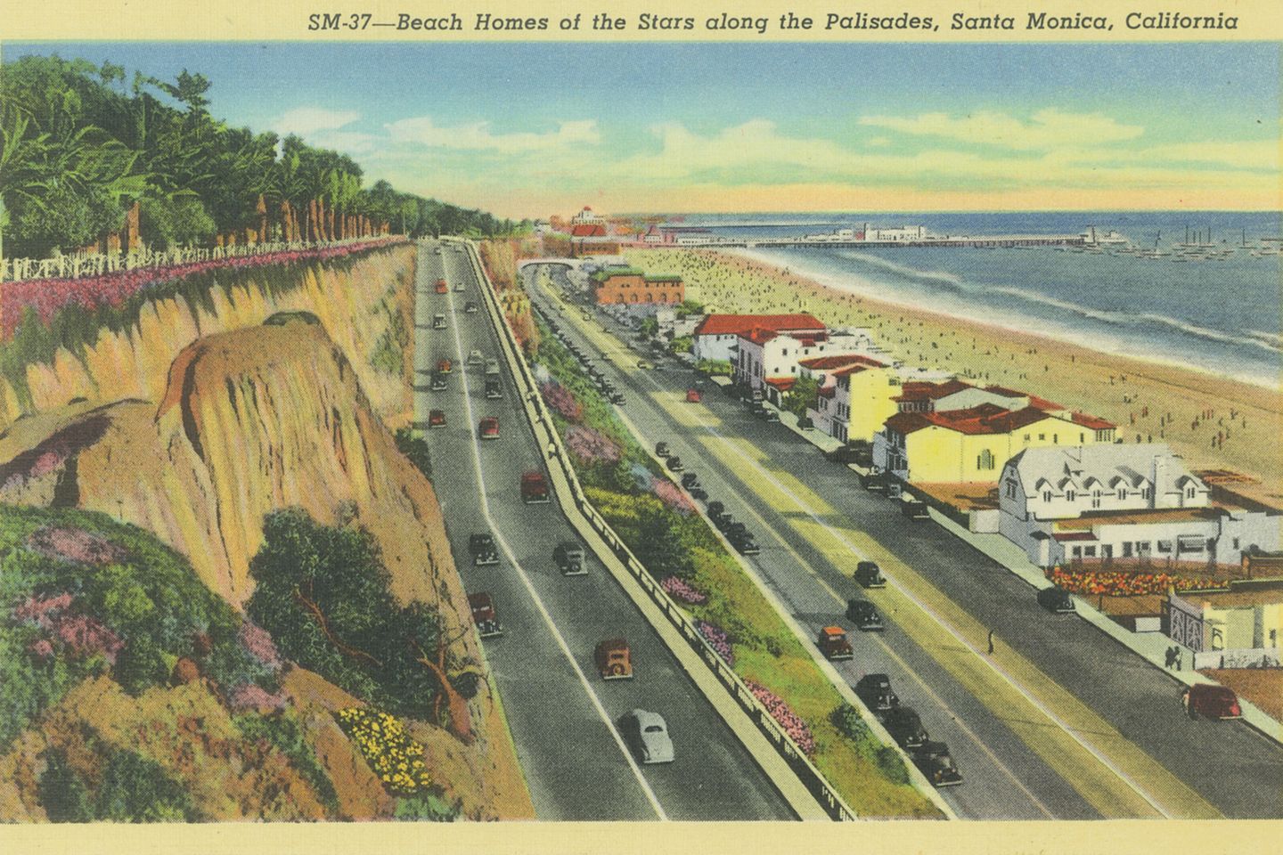 Customer photo review of Beach homes along the Palisades, Santa Monica, 1940s