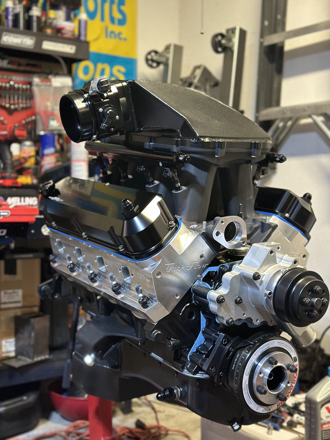 Customer photo review of Motion Raceworks Billet SBF Valve Covers (Black Anodized) 38-110BLK