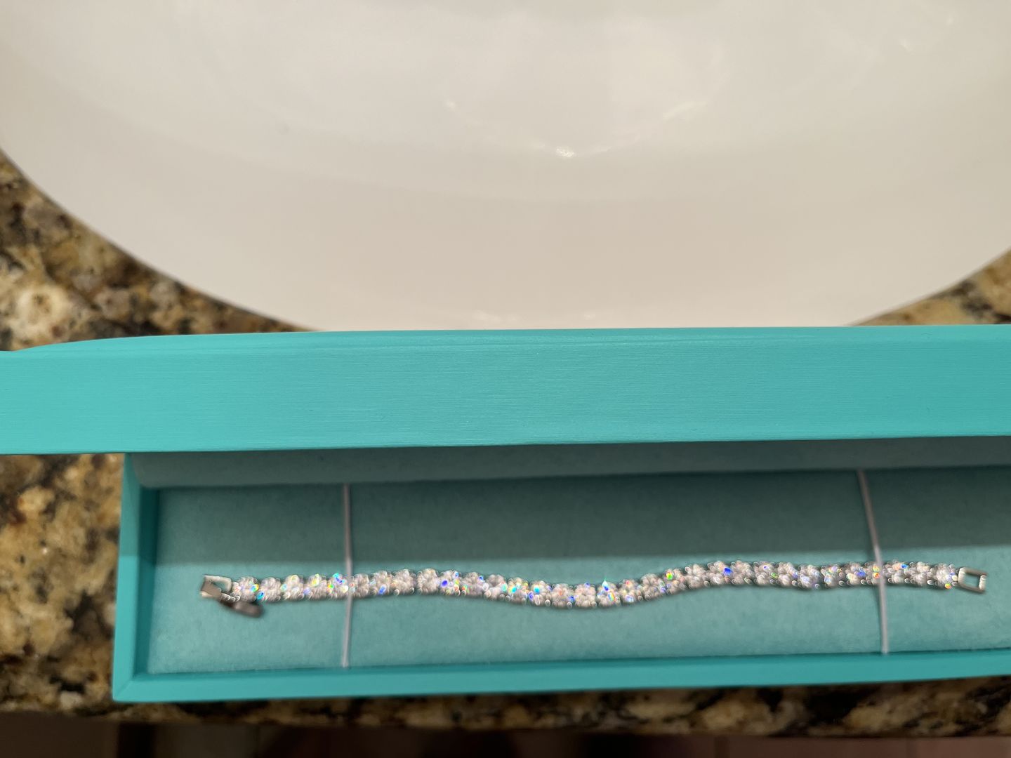 Customer photo review of Classic Shining Tennis Bracelet