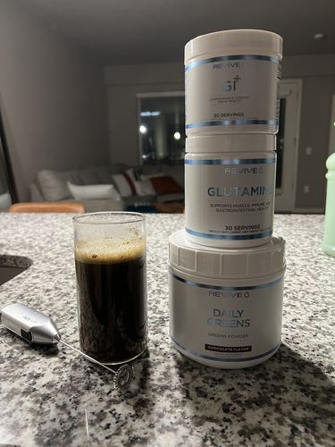 Customer photo review of Daily Greens Powder
