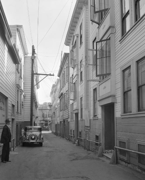 Customer photo review of Card Alley, North Beach, February 1936