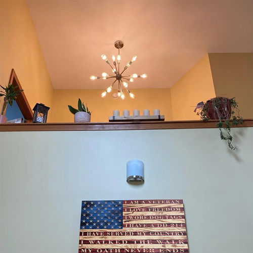 Customer photo review of Wooden Flag Pride, I Am a Veteran