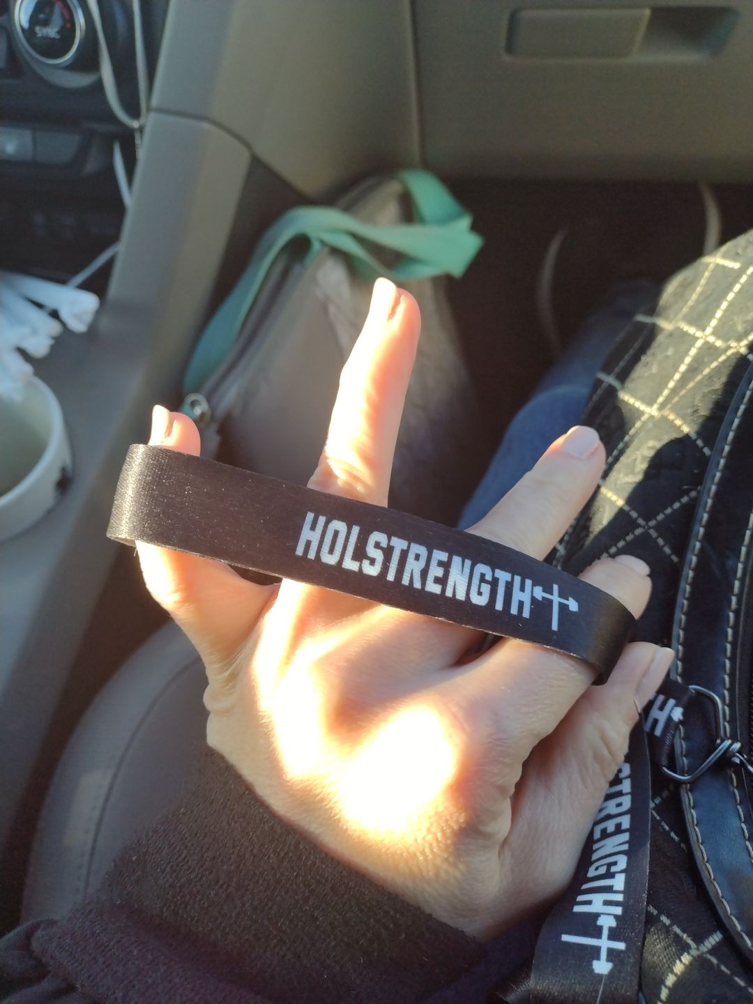 Customer photo review of HolStrength Lanyard
