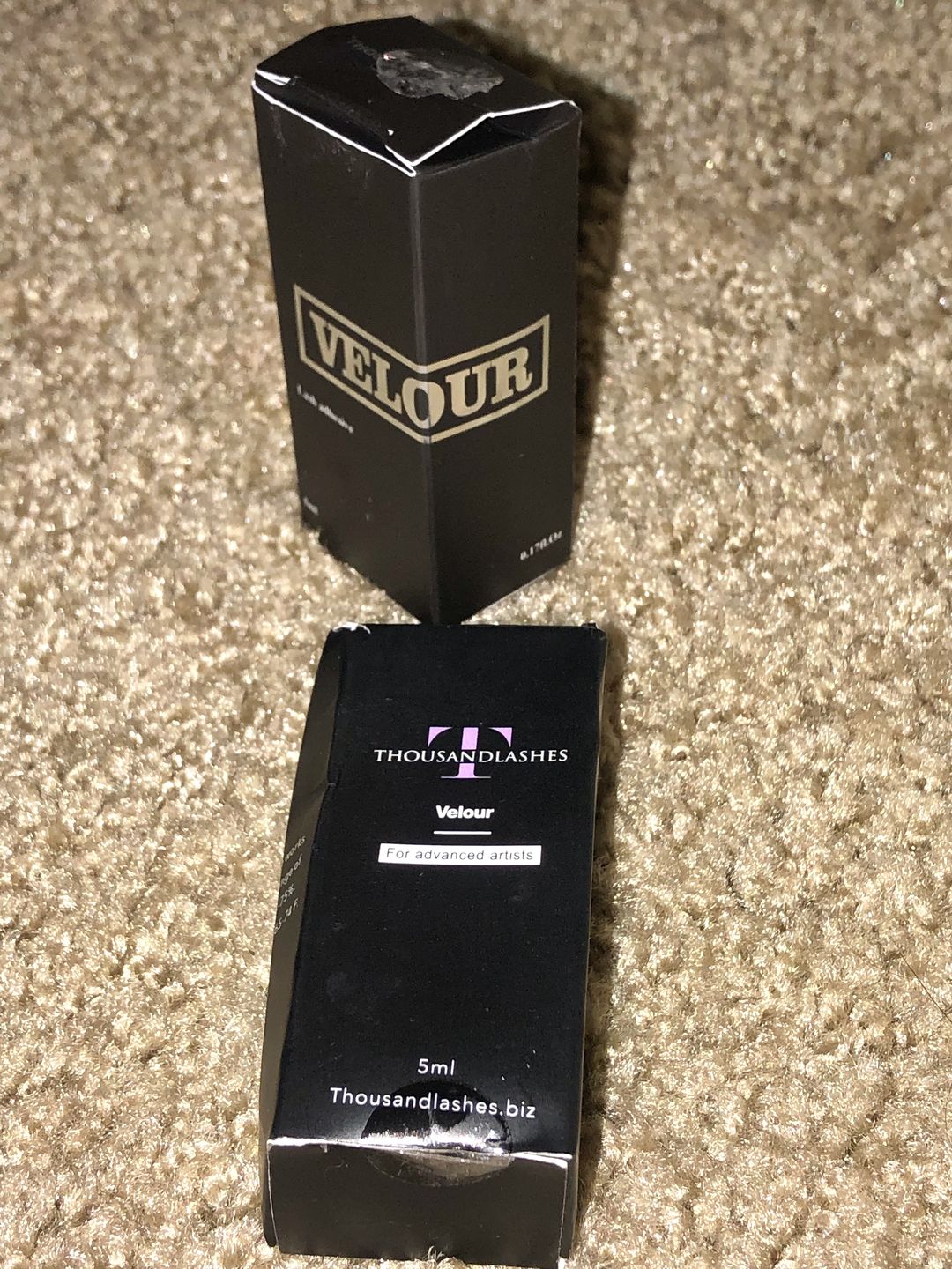 Customer photo review of VELOUR LASH ADHESIVE