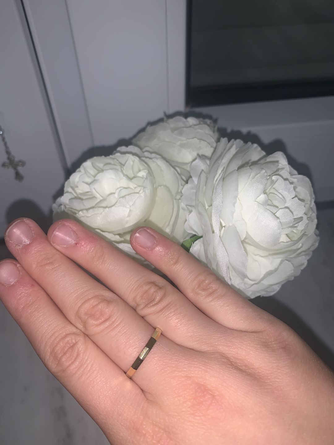 Customer photo review of Edgy Ring | 18K vergoldet