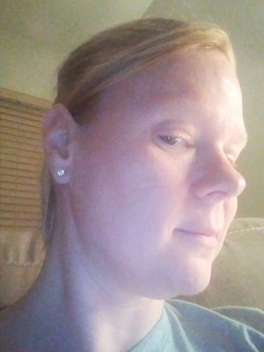 Customer photo review of Solitaire CZ Stud Earrings in Sterling Silver