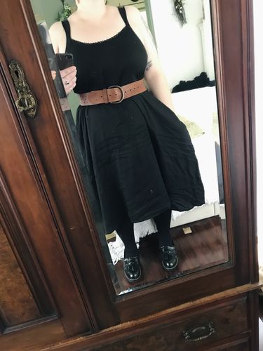 Customer photo review of Melia Sundress Black