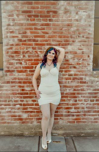 Customer photo review of Kendall Corset Dress (WHITE)