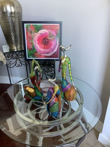 Customer photo review of Konstverk Färgglada kvinnor
