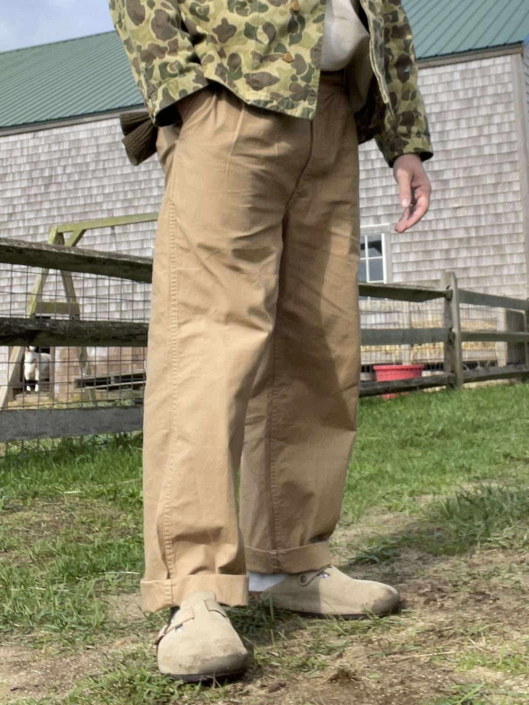 Customer photo review of British Army Gurkha Bermuda Pants - Khaki