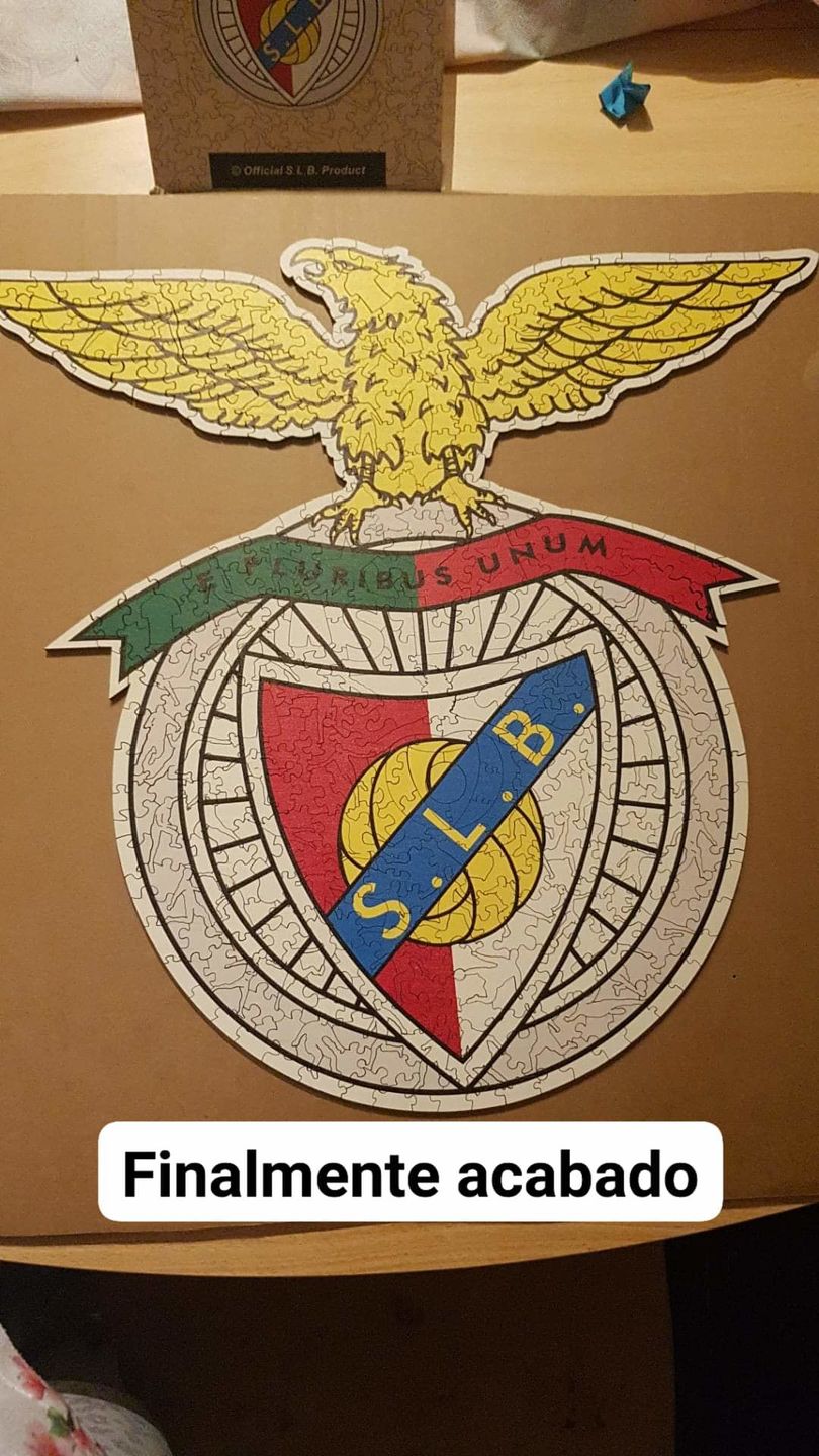 Customer photo review of SL Benfica® Logo - Official Wooden Puzzle