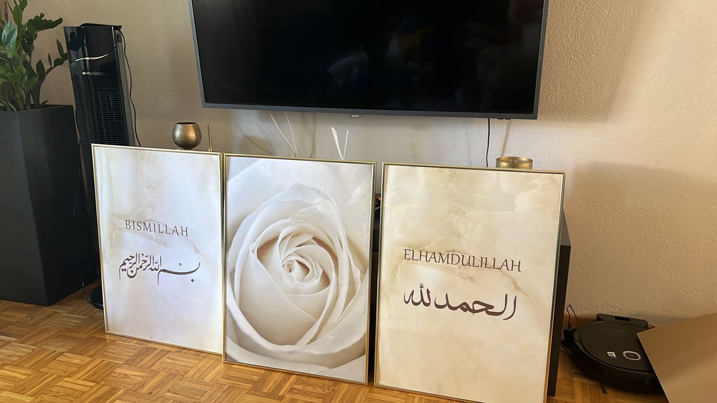 Customer photo review of Bismillah und Elhamdulillah - Rose - Set