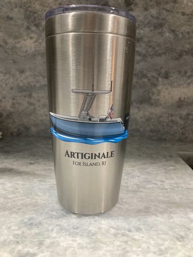 Customer photo review of Custom 20 oz. Stainless Steel Boat Tumbler