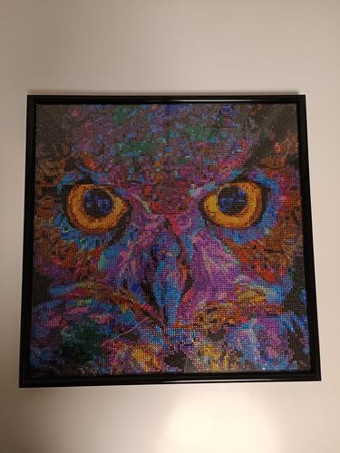 Customer photo review of 'Eule Hedwig' - Strass / Rhinestone