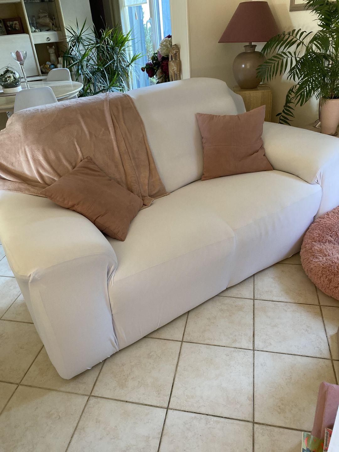 Customer photo review of Gris anthracite - Housses Extensibles de Fauteuil et Canapé